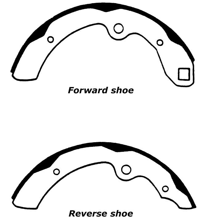 Porterfield Brake Shoes for 1973 NISSAN 240Z
