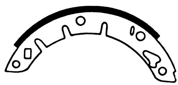 Porterfield Brake Shoes for 1962 MG MGB