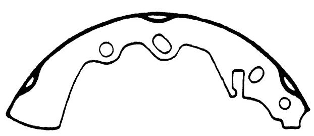 Porterfield Brake Shoes for 1974 MAZDA RX 4