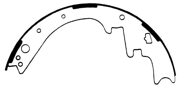 Porterfield Brake Shoes for 1968 DODGE CHARGER w/11" Drums