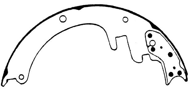 Porterfield Brake Shoes for 1995 DODGE RAM 3500 2WD