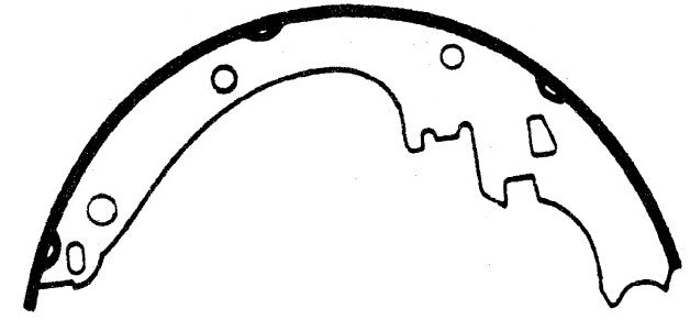 Porterfield Brake Shoes for 1994 DODGE RAM 1500 4WD