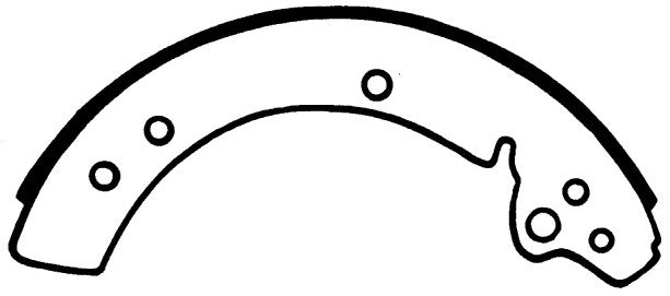Porterfield Brake Shoes for 1968 VOLVO P1800