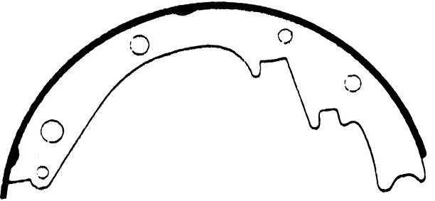 Porterfield Brake Shoes for 1978 CHEVROLET BLAZER 2WD (Full Size)