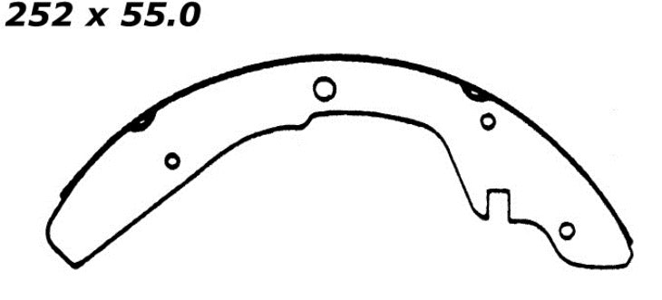 Porterfield Brake Shoes for 1982 VOLKSWAGEN TRANSPORTER