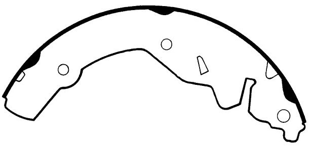 Porterfield Brake Shoes for 1986 DODGE DAYTONA ATE F/Caliper