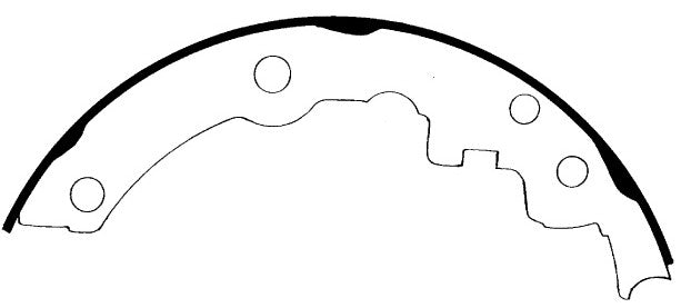 Porterfield Brake Shoes for 1990 CHEVROLET CAVALIER