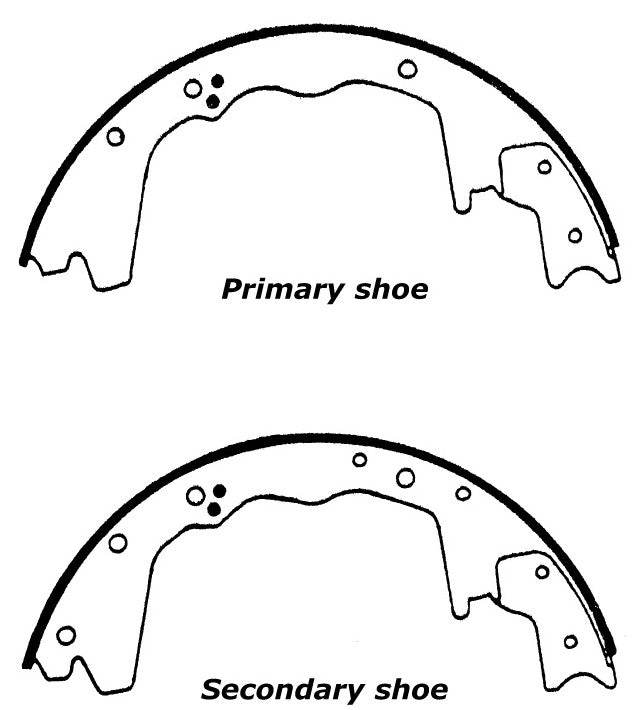 Porterfield Brake Shoes for 1997 FORD F350 1 Ton 2WD DRW  3 1/2 Rear Shoe