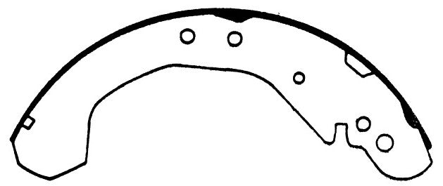 Porterfield Brake Shoes for 1990 GMC C1500 2WD Std Cab HD Ch