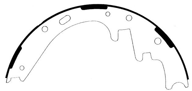Porterfield Brake Shoes for 2001 DODGE DAKOTA 2WD 11" Rear Shoe