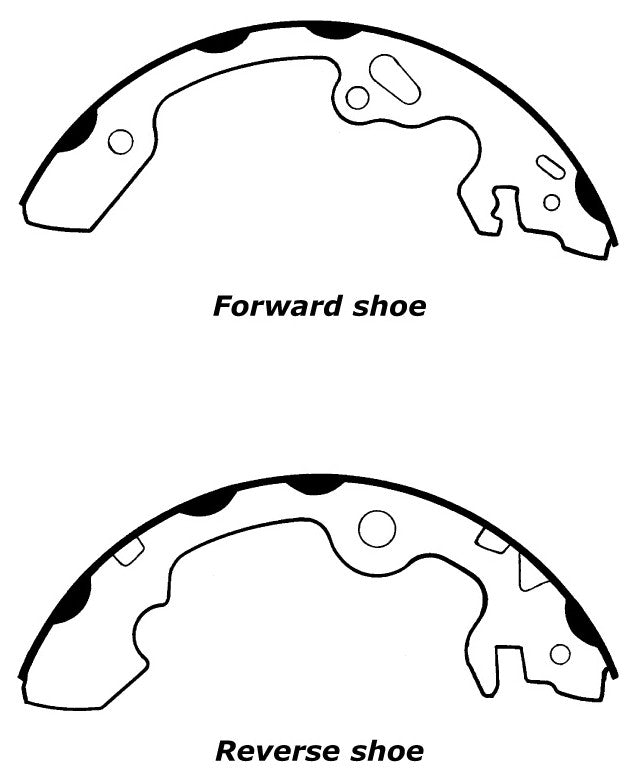 Porterfield Brake Shoes for 2000 FORD FOCUS