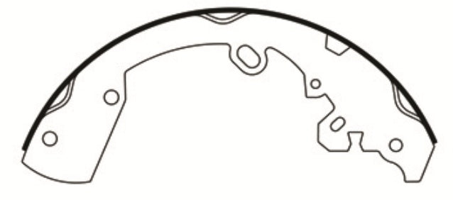 Porterfield Brake Shoes for 2007 DODGE DAKOTA  2WD