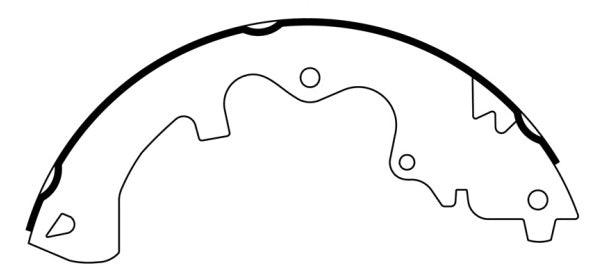 Porterfield Brake Shoes for 2008 MAZDA TRIBUTE R/Drum