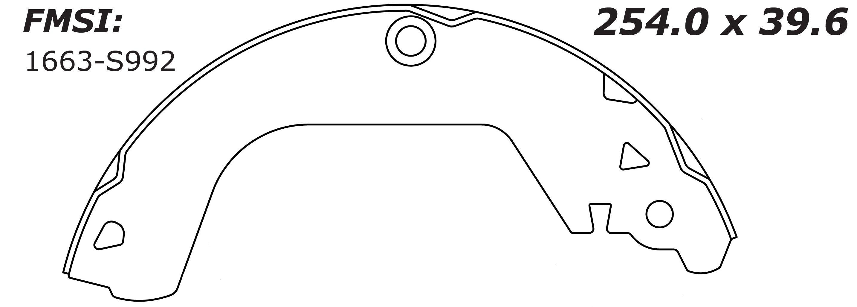 Porterfield Brake Shoes for 2012 CHEVROLET CRUZE