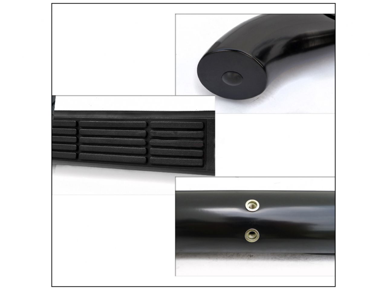 Spec D Tuning 3 Inches Round Side Step Bar-Black-(07-10) Dodge Nitro
