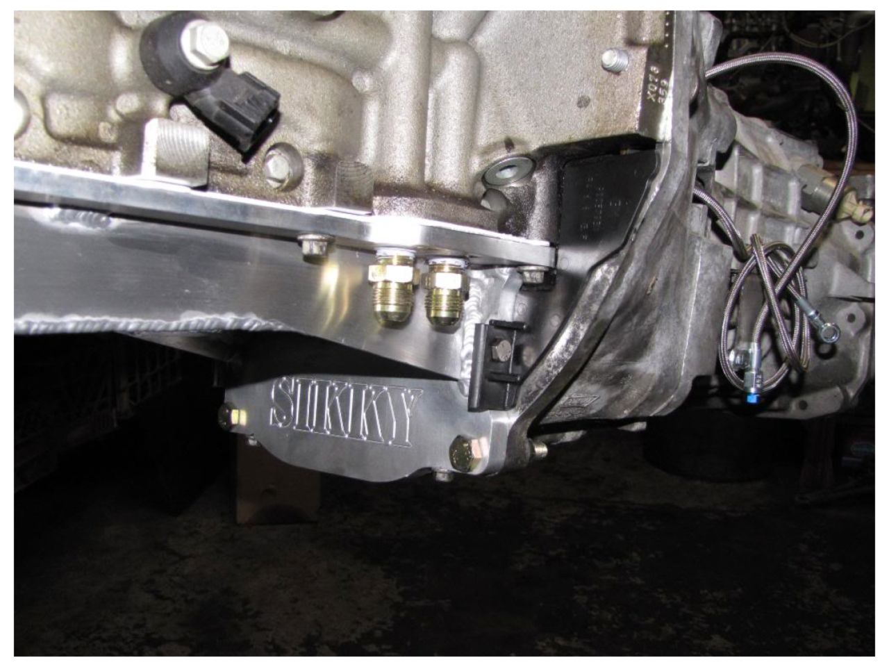 Sikky Universal LSX Swap Oil Pan - Front Sump Style 2