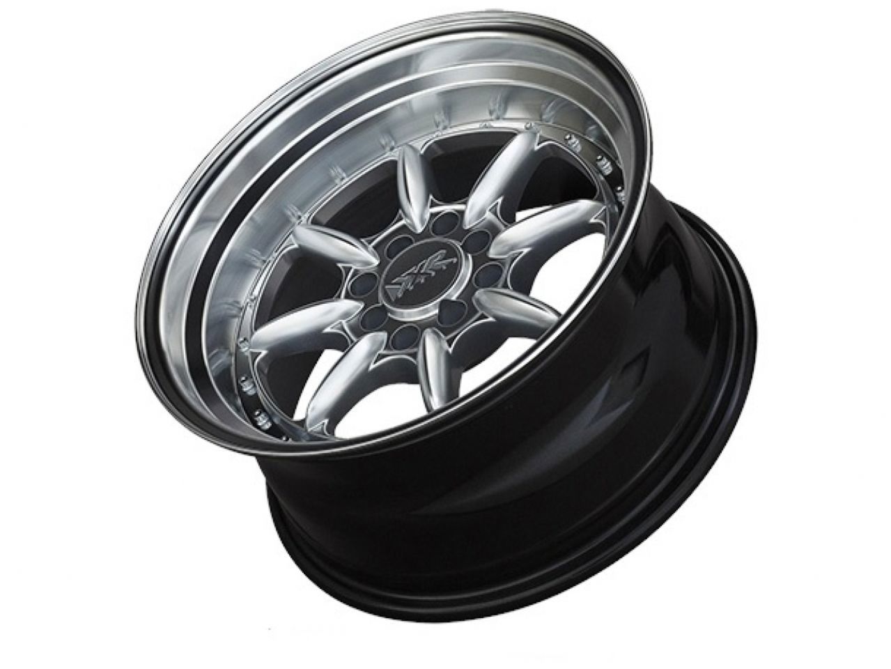 XXR 002.5 Wheel Hyper Silver / Machined Lip 15x8 0 4x100,4x114.3