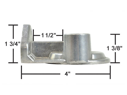 Derale Engine Oil Filter Relocation Kit 1/2" NPT Ports (3/4-16)