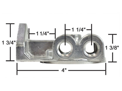 Derale Single Side-Ports Filter Mount (1/2 NPT)