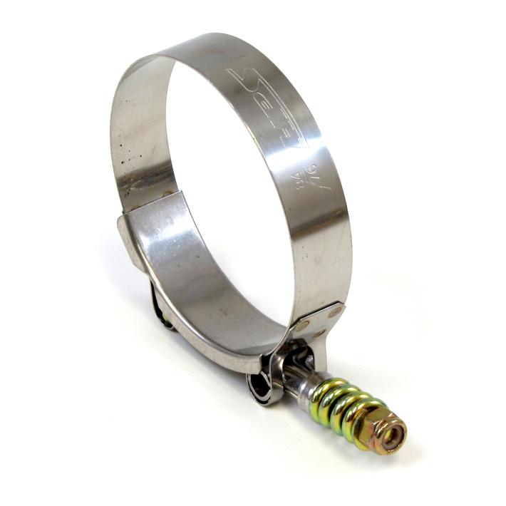 HPS Stainless Steel Spring Loaded T-Bolt Hose Clamp SAE 180 , Range: 6.5"-6.81" (165mm-173mm)