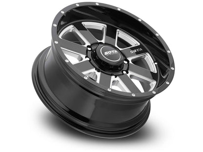 SOTA Death Metal A.W.O.L. 22x12 8x170 -51mm (Black Milled)