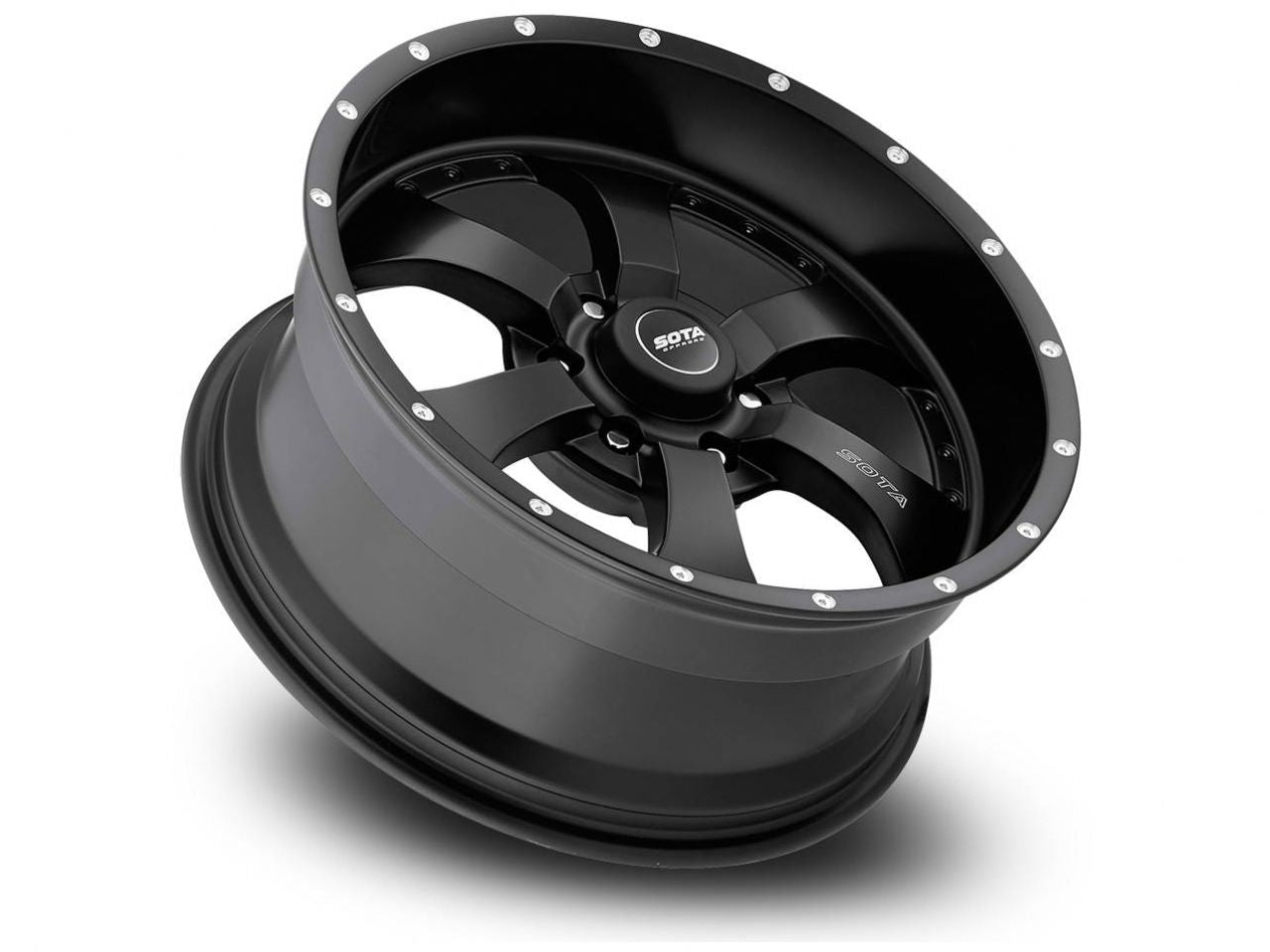 SOTA Novakane 6 20x9 6x5.5 0mm Stealth Black (Satin Black)