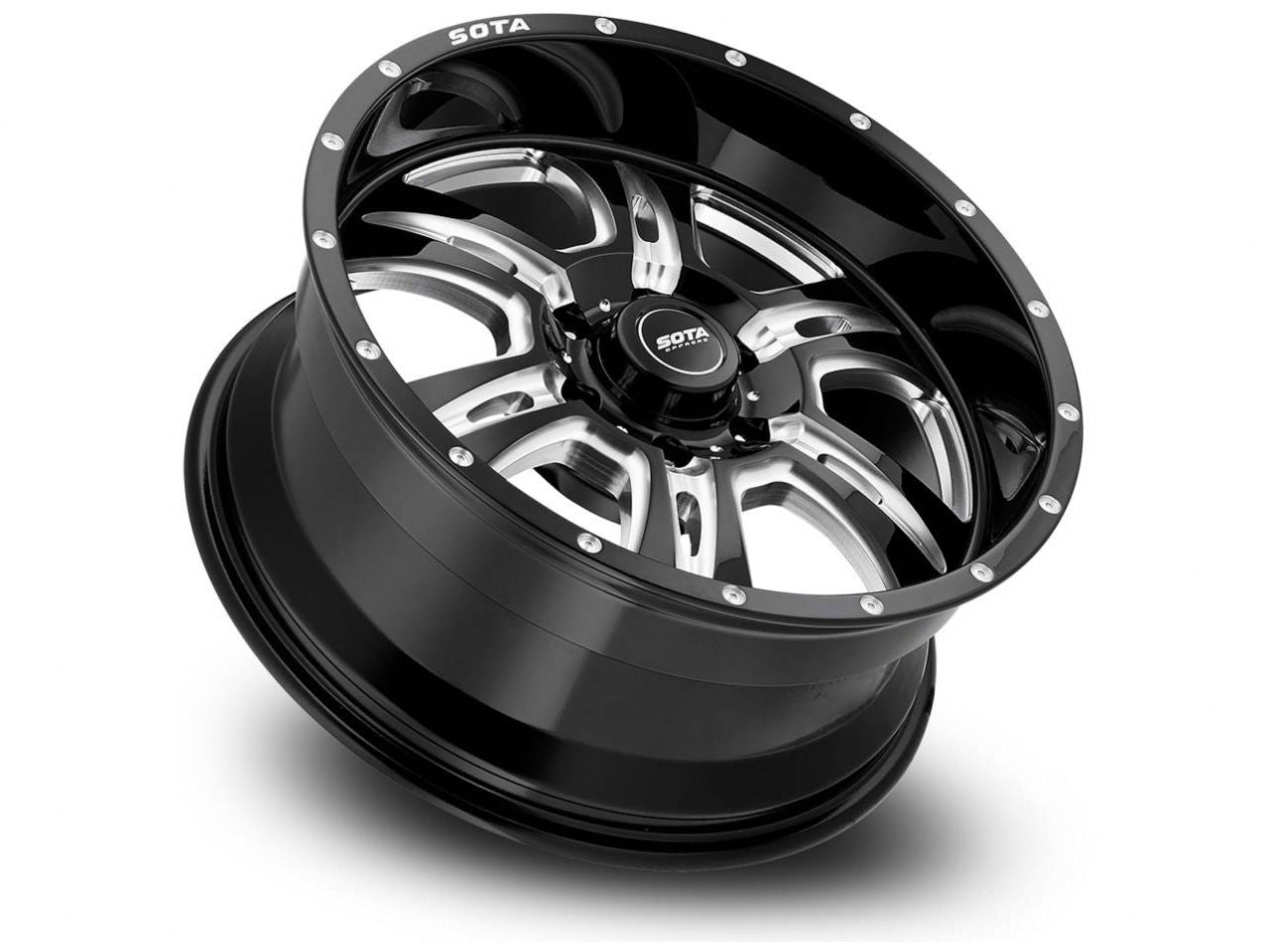 SOTA Death Metal REHAB 6 20x9 6x135 0mm (Black Milled)