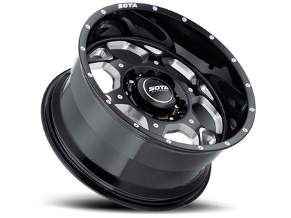 SOTA S.K.U.L. 20x9 5x150 0mm Death Metal (Black Milled)