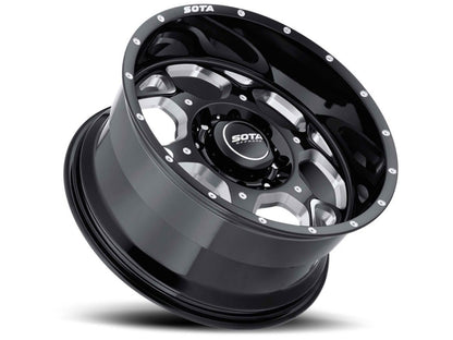 SOTA Death Metal S.K.U.L. 20x9 8x180 0mm (Black Milled)