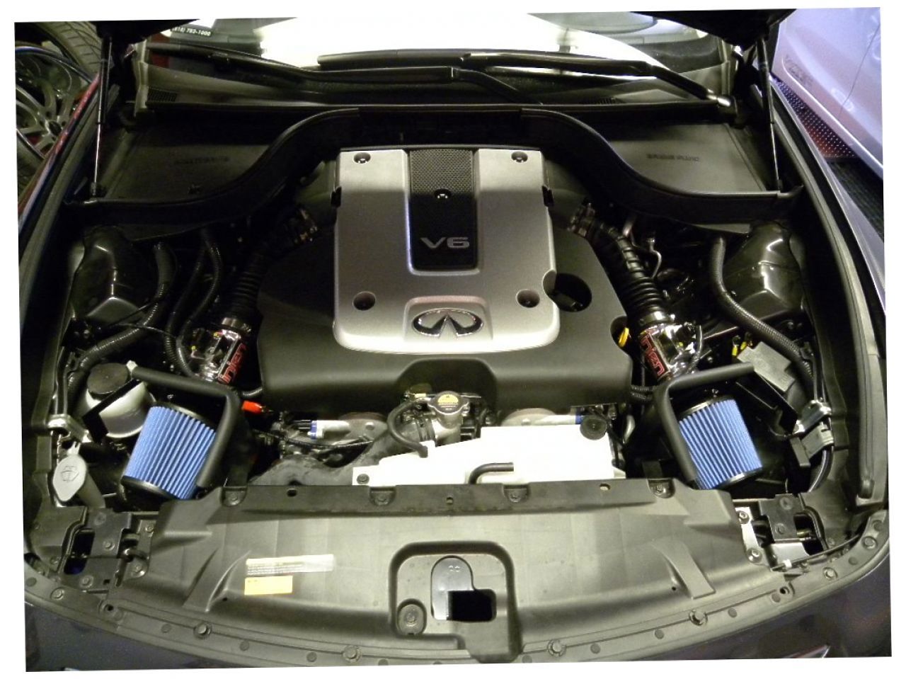 Injen Dual Polished Short Ram Intake 12 Infiniti G25 2.5L V6