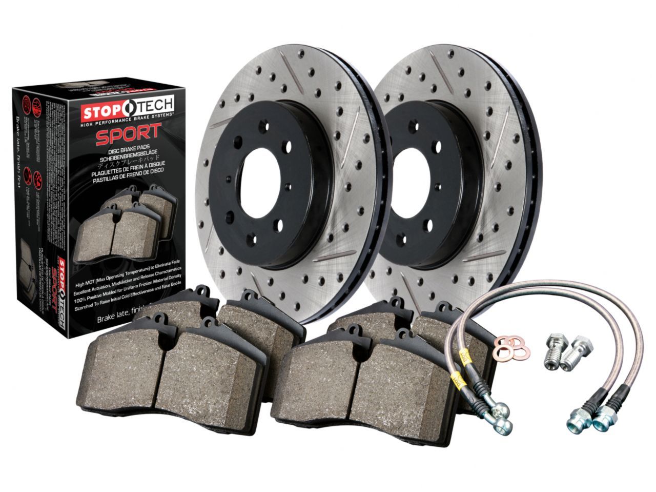 StopTech Brake Rotors 979.47018F Item Image