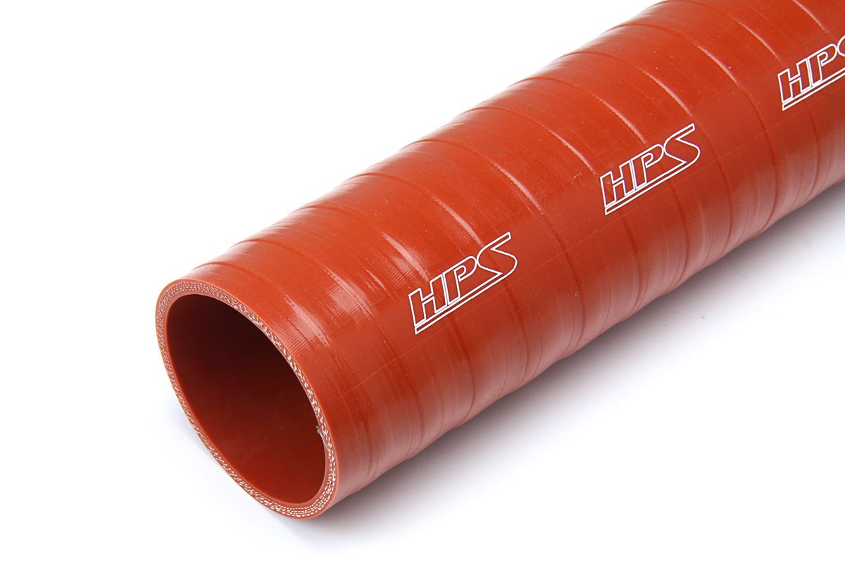 HPS 3-1/4" ID, 3 Feet Length, Silicone Straight Coupler Coolant Tube Hose, Ultra High Temp 4-ply Aramid Reinforced, Max. Temperature: 500F, 83mm ID