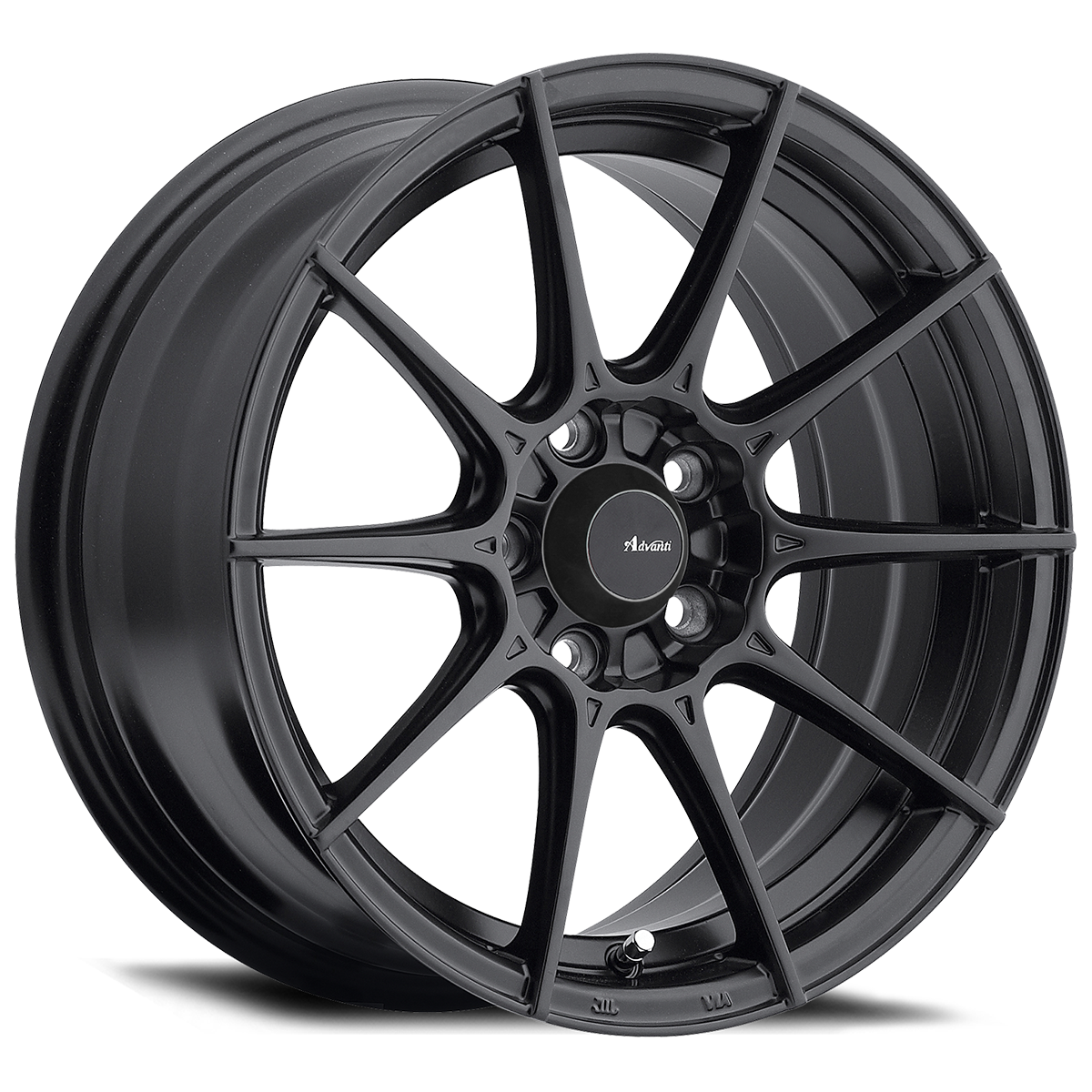 Advanti Racing Storm S1 Wheel Matte Black 15x7 +35 4x100