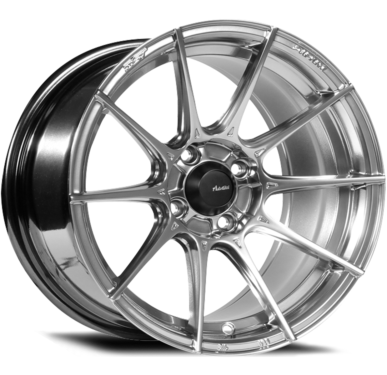 Advanti Racing Storm S1 Wheel Titanium Mirror 15X7 +35 4x100