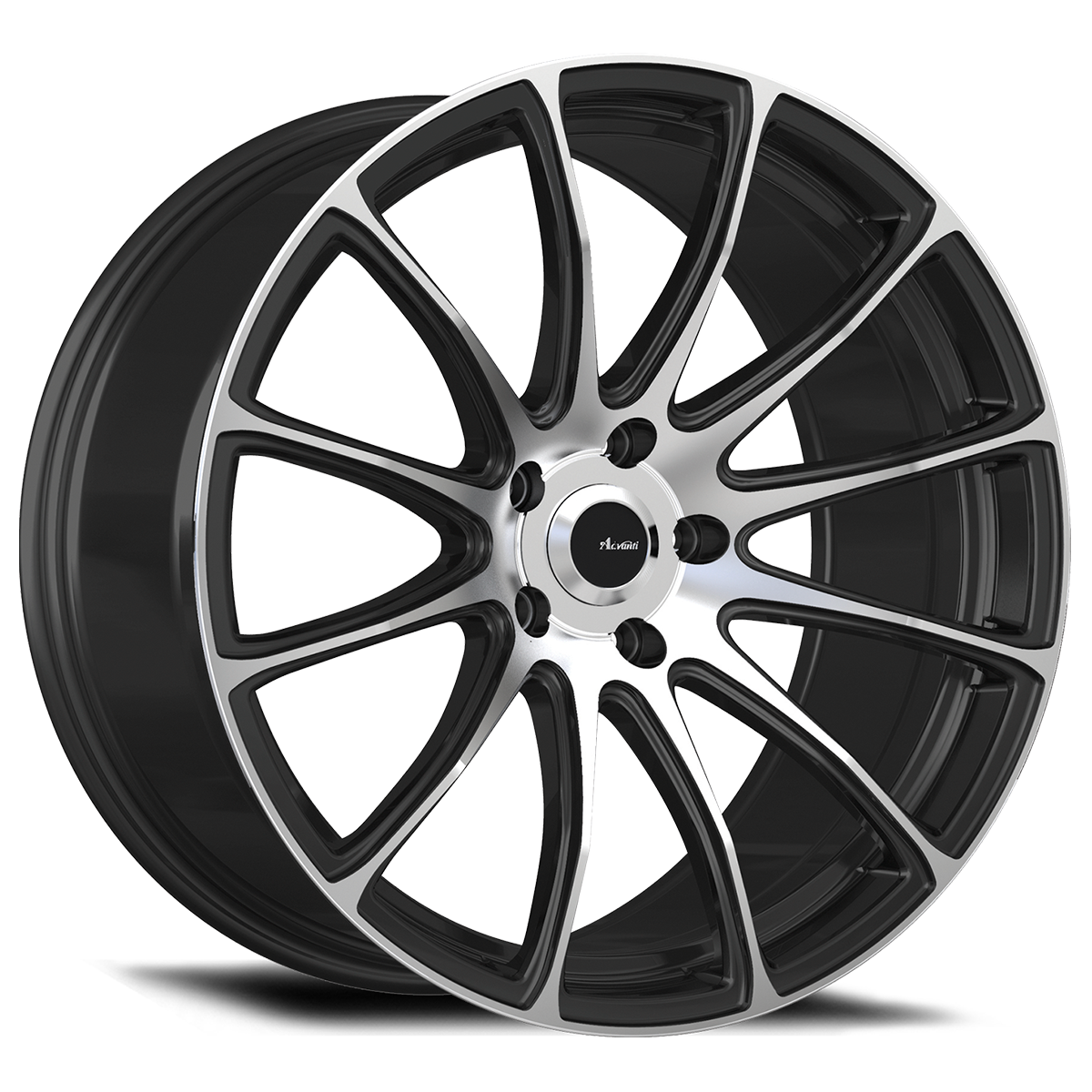 Advanti Racing Svelto Wheel Matte Black Machine Face 18x8 +45 5x114.3