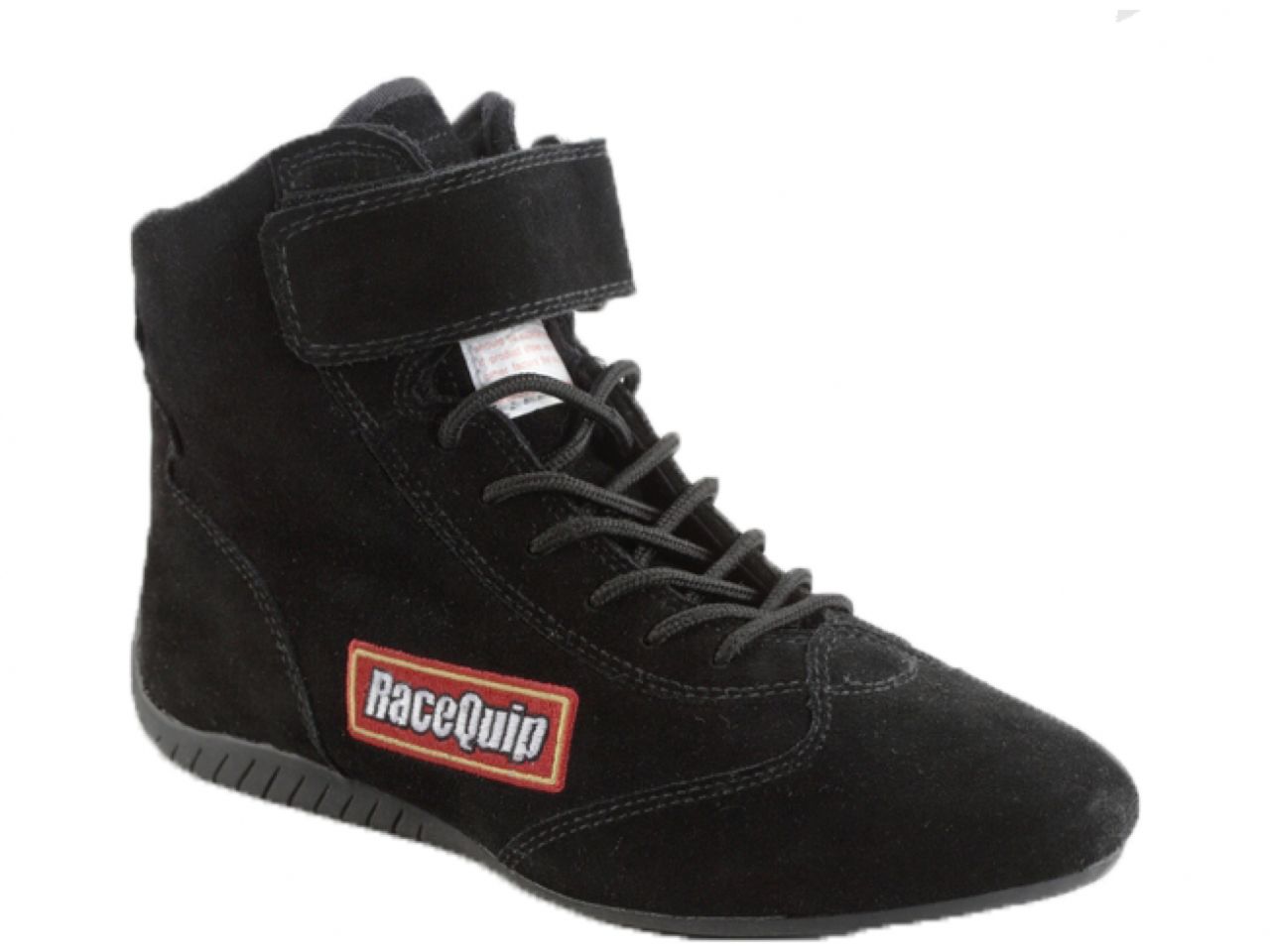 Racequip Race-Quip 303 Mid-Top Racing Shoes; SFI Certified; Color: Black