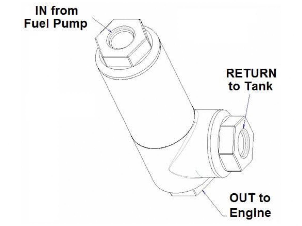 Holley EFI Filter Regulator 3/8" NPT