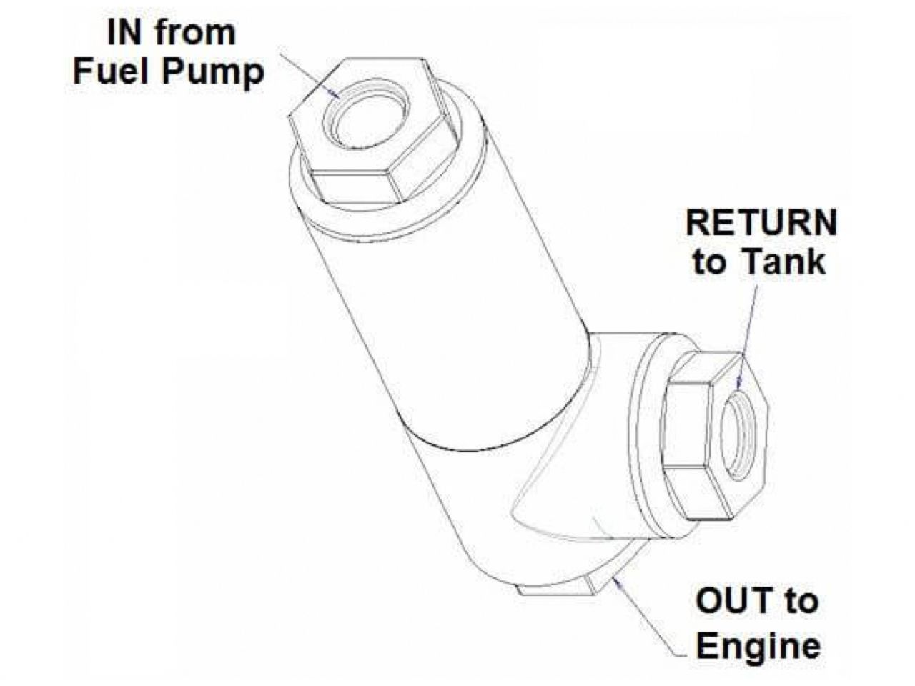 Holley 175 GPH Filter Regulator ASY - 8AN