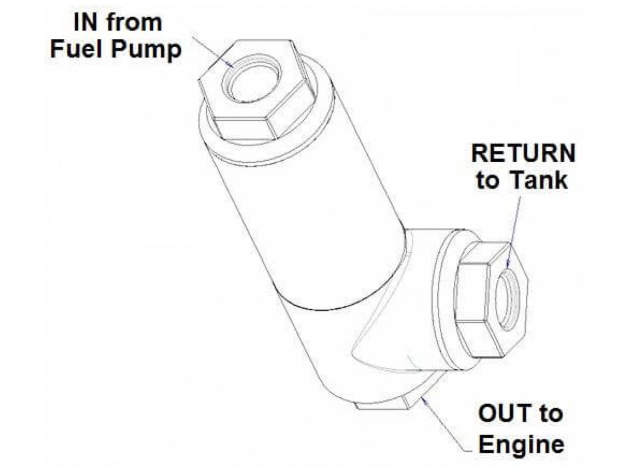 Holley Filter/Reg AY (8 AN, 175 GPH)