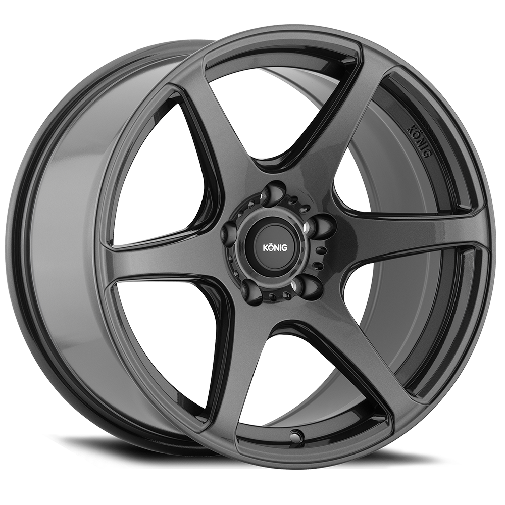 Konig Tandem Wheel Gloss Graphite 16x7.5 +40 4x100