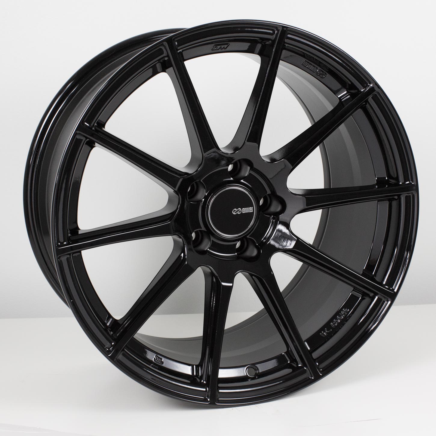 Enkei TS-10 Wheel Gloss Black 17x9 +45 5x100 499-790-8045BK