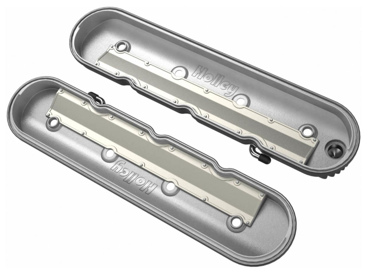 Holley Vintage Series Finned LS Valve Covers, Standard Height