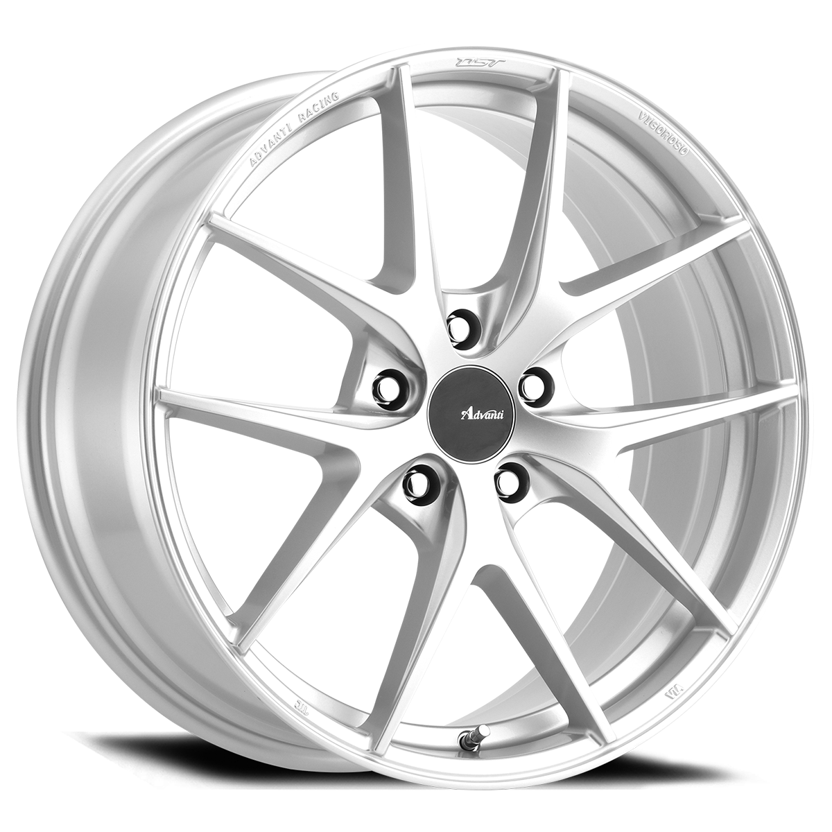 Advanti Racing Vigoroso Wheel Flash Silver 19x8.5 +45 5X112