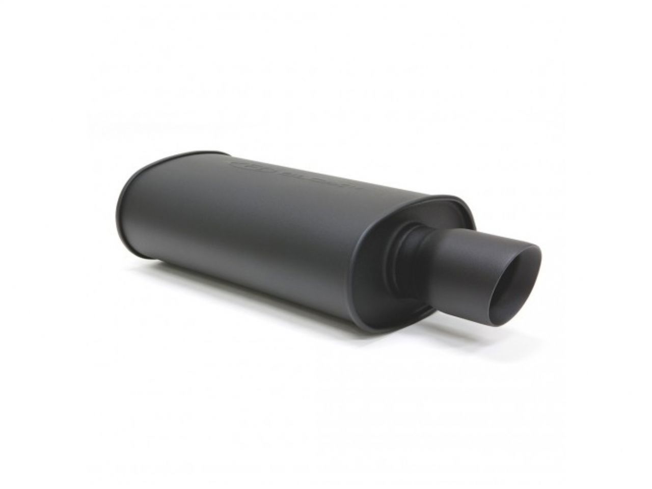 BLOX Racing 2.5in Stainless Steel SL Sport Muffler w/ Double Wall Slant Cut Tip -