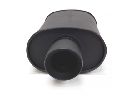 BLOX Racing 2.5in Stainless Steel SL Sport Muffler w/ Double Wall Slant Cut Tip -