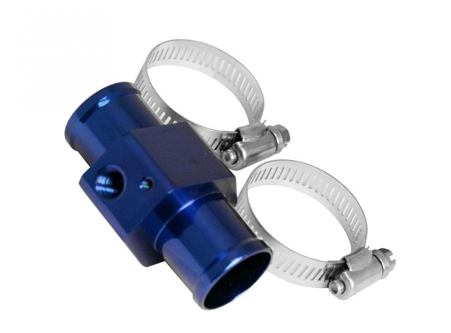 Megan Racing Water Temp Sensor Adapter 1" Blue Hard Anodized Aluminum - WPA-1-B