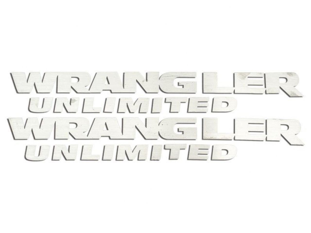 American Car Craft (ACC) Wrangler Unlimited Badges (07-18 Jeep Wrangler JK) | 2PC