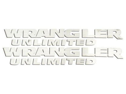 American Car Craft (ACC) Wrangler Unlimited Badges (07-18 Jeep Wrangler JK) | 2PC