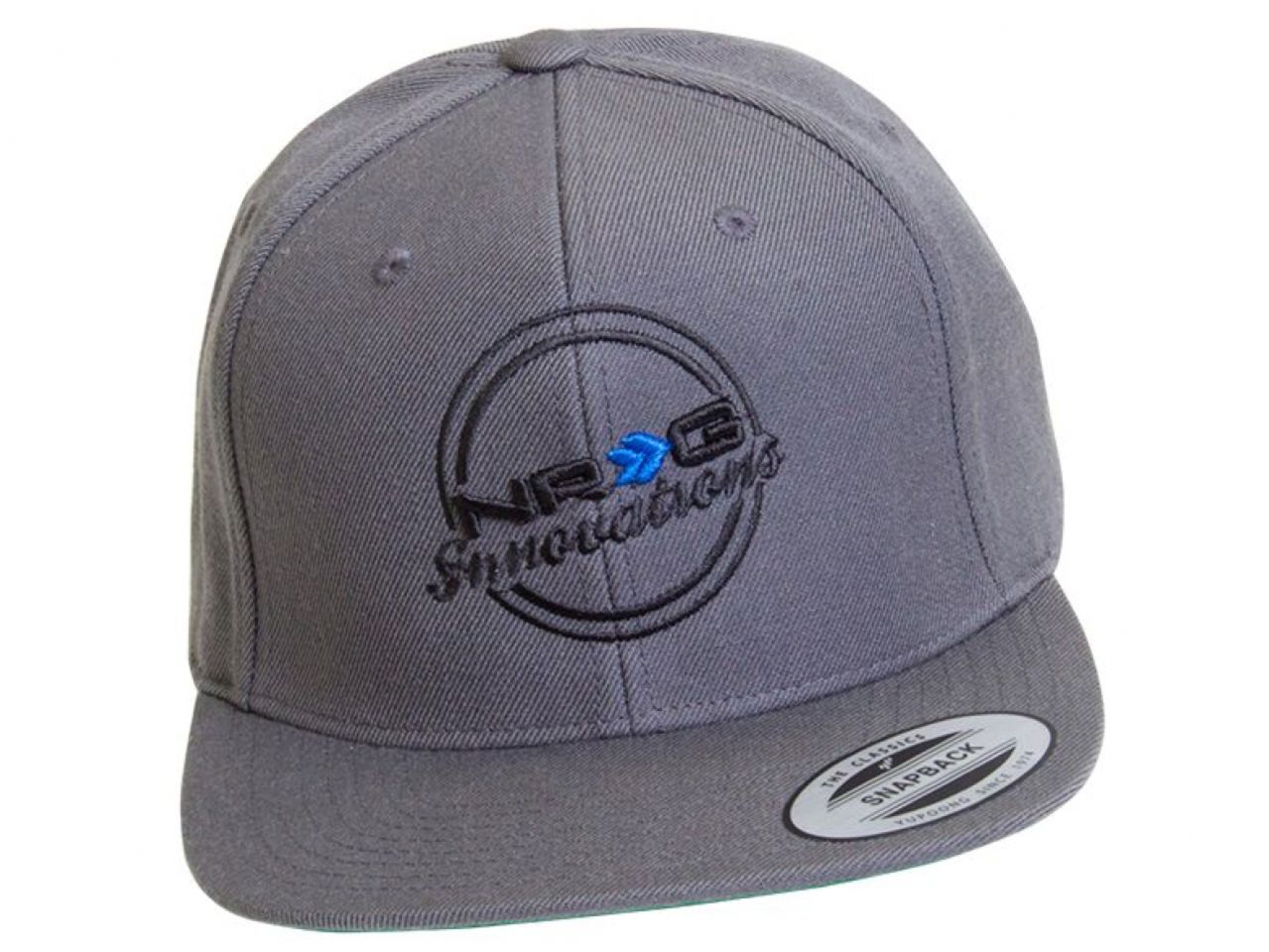 NRG Grey Hat w/ Black Letters (snapback)