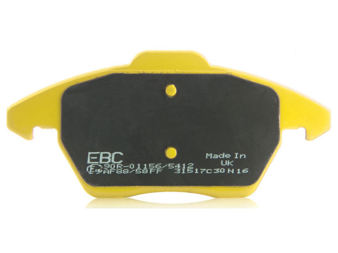 EBC 12+ Fiat 500 1.4 Turbo Abarth Yellowstuff Front Brake Pads